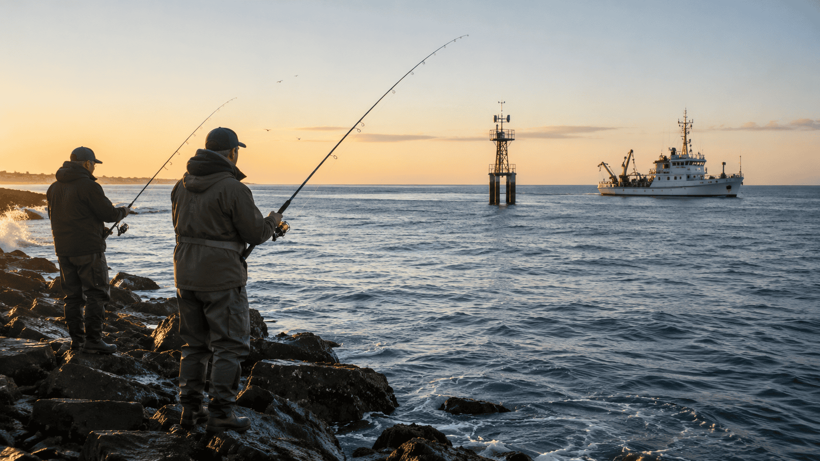 Recreational anglers fishing for Atlantic striped bass under modern fisheries regulations
