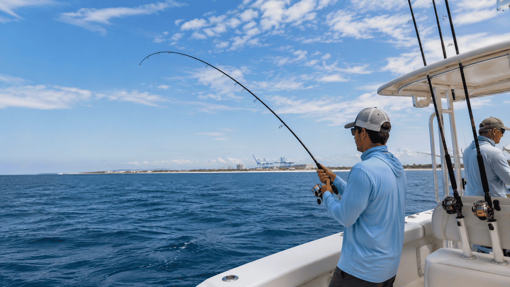 Saltwater anglers fishing offshore while fisheries legislation influences public access decisions